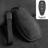 Suede Car Key Case Cover For Hongqi H5 2021 2022 2023 Car Key Shell Accessories For Hongqi H5