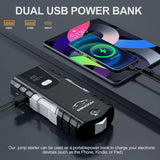 Car Jump Starter 6000A Peak 21800mAh (Up to 8L Gasoline or 10L Diesel Engine, 50 Times) 12V Car Battery Jump Starter Car Jump