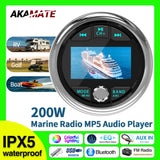 MP5 Marine Stereo Bluetooth Receiver for Universal Android Head Unit AKAMATE Default Title