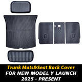Floor Mats & Cargo Liner for New Tesla Model Y Juniper 2025+ TPE All Weather Floor Mat Cargo Liner