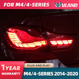 LED Taillight Assembly Sequential for BMW 4 Series 14-20 LED Ambient Light VLAND