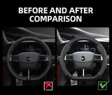 Suede Matte Carbon Fiber Cover for Opel Astra Insignia Car Interior Accessory Hocasen