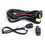 12V Fog Light Wiring Harness Switch Kit with Indicator