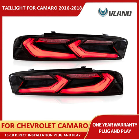 Vland Sequential LED Tail Lights for Chevy Camaro 16-18 Car Interior Accessory Vland