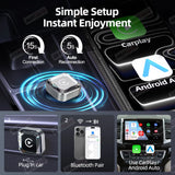 Wireless CarPlay Adapter for OEM Android Auto Cars
