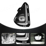 LED Fog Light Assembly Chrome for Corolla Axio 2018+ Car Interior Accessory MAGIC COLORM