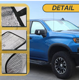 Aluminum Foil Window Visor Insulation for Silverado Sierra