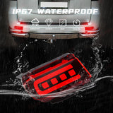 Rear Bumper Reflector Light 3-Function for Land Cruiser Car Interior Accessory MAGIC COLORM