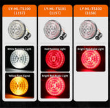 Motorcycle 1157 Front 1156 Rear LED Turn Signal For Harley Davidson Street Glide Road King Softail Electra Heritage Dyna Fatb