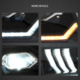 Dual Beam Projector Headlights for Mustang 05-09 Car Interior Accessory Vland