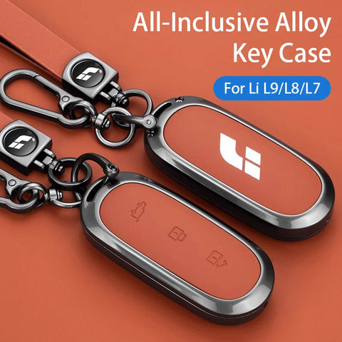 Car Key Case For Li Lixiang L7 L8 L9 2022 2023 Aluminum Alloy Car Key Case Shell Car Interior Accessory OEM