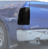 Tail Light Cover Black ABS For Dodge RAM 1500 2009-2017