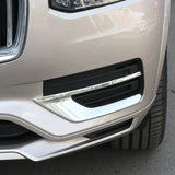 Styling Black Fog Light Frame Trim for Volvo XC90 2020 Car Interior Accessory LINGLUYANG
