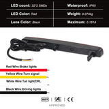 LED Rear Bumper Reflector Light for Honda CR-V 2023-2024 Car Interior Accessory iJDM