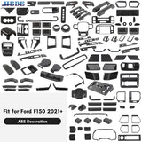 Interior Trim Stickers for Ford F150 2021-2024 Car Interior Accessory HEBE