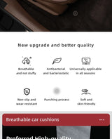 Universal Breathable PU Leather Car Seat Cushion Pad Car Interior Accessory OEM