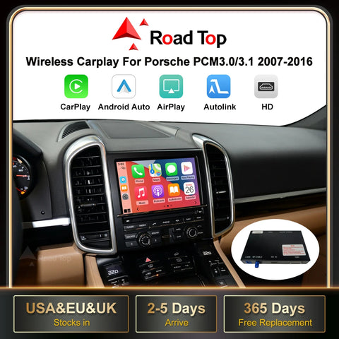 Wireless CarPlay Android Auto Interface for Porsche PCM 3.0 CarPlay Retrofit Module wincago
