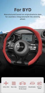 BYD Breathable Non-Slip Perforated Wheel Cover Car Interior Accessory Hocasen