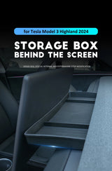 For Tesla New Model 3 Highland 2024 and Model Y Launch 2025 Rear Screen Storage box Dashboard bracket Car Storage Box TEKSY