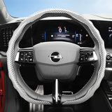 Opel Wave Steering Wheel Cover Carbon Fiber Texture