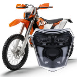Newest Motorcycle Supermoto Motorcycle Headlamp Headlights For KTM EXC EXCF SXF SX XC XCW XC Dual sport motorcycles dirt bikes