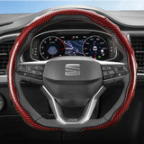 Carbon Fiber Snap-On Wheel Cover for Seat Ibiza