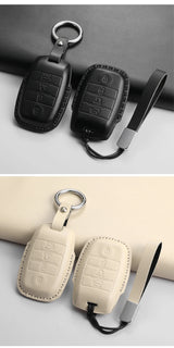 Leather Car Key Case Cover Shell