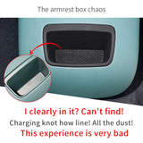 Smabee for ZEEKR X Back Row Center Console Armrest Storage Box Car Interior Accessory | Armrest Box Storage Smabee