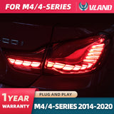 LED Taillight Assembly Sequential for BMW 4 Series 14-20 LED Ambient Light VLAND