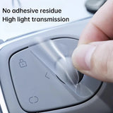 Leapmotor B10 B01 Car Steering Wheel Button TPU Protective Film Transparent Sticker Modification Car Steering Wheel Accessory