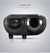 Dual Beam Projector Headlights RGB for Challenger 08-14
