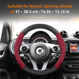 Suede Carbon Fiber Wheel Cover for Smart Fortwo