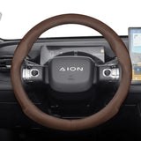 Perforated Leather Steering Wheel Cover for Aion Car