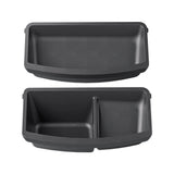 Under Seat Storage Box Fits Tesla Model Y L 6 Seater 2026 Front Seat Organizer Tray Waterproof TPE Hidden Bin Accessories
