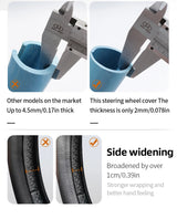 Mini Ultra-Thin Breathable Leather Wheel Cover
