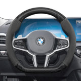 Suede Matte Carbon Fiber Cover for BMW Car Interior Accessory Hocasen