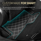 Anti-Slip Leather Floor Mats for Smart Fortwo 451 453 Car Interior Accessory GMUNI