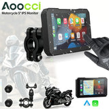 GPS Navigation Screen 5in HD Universal Motorcycle Android Head Unit Aoocci Default Title