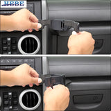 Water Cup Phone Holder Rack for Jeep Wrangler JK Car Interior Accessory HEBE