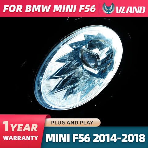 LED Headlights for MINI Cooper F55 F56 F57 2014-2022 Car Interior Accessory Vland RHD GERMANY