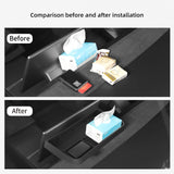 Smabee for Tesla Model Y 2025 Juniper Dashboard Storage Tray Car Display Screen Rear Storage Box Tray Accessories Black Dashb