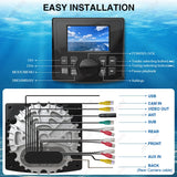 3inch Waterproof MP5 Marine Radio Screen for ATV UTV Boat Car Interior Accessory AKAMATE