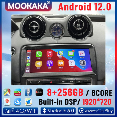 Android 13 Multimedia Navigation for Jaguar XJ 2009–2018 Android Head Unit Aotsr