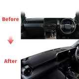 Custom Leather Dashboard Cover for Toyota Land Cruiser 2024–2026 Dashboard Mat CATUSIKI