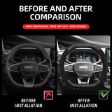 Matte Suede Carbon Fiber Cover for Sandero Duster Car Interior Accessory Hocasen