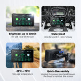 5.0 inch Portable GPS Moto Navigation Wireless CarPlay
