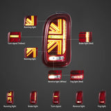 Full LED Tail Lights for Mini Cooper Clubman 2007-2014 Car Interior Accessory Vland