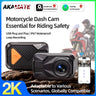 2K Dashcam Recorder for Motorcycle GPS Position