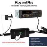 Retro Style 1Din MP3 Car Radio Bluetooth QC3.0 Fast Charge