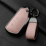 Goatskin Car Key Case Cover for Volkswagen Golf 8 MK8 ID.3 ID.4 Cupra Skoda Octavia A8 SEAT Leon MK4 2020 2021 Formentor Tarraco